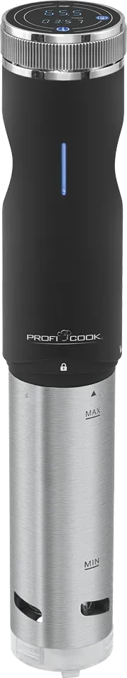 ProfiCook PC-SV 1126 sous-vide gép, rozsdamentes acél, LED kijelző, 800W, fekete