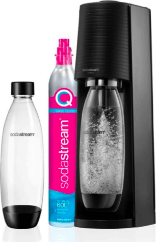 SodaStream Terra Valuepack Szódagép 2 palackkal - Fekete