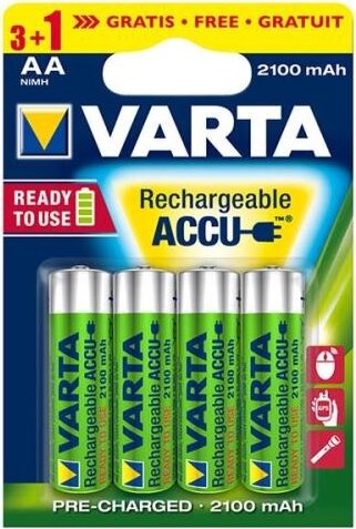 VARTA R06 AA Újratölthető ceruzaelem 2100mAh (4db/csomag)