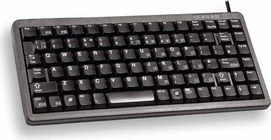 Cherry G84-4100 PS/2 Mini Billentyűzet US - Fekete