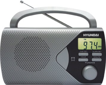 Hyundai PR200S Hordozható FM Rádió - Ezüst