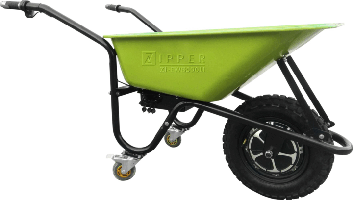 Zipper ZI-EWB500LI Akkus Elektromos Talicska 6000mAh max 150kg - Zöld