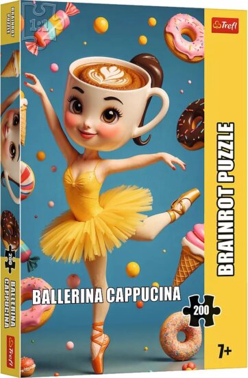 Trefl 13362 Brainrot Ballerina Cappucina 200 darabos puzzle Trefl 13362 Brainrot Ballerina Cappucina 200 darabos puzzle