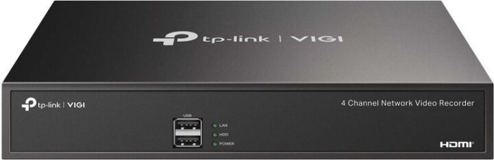 TP-Link VIGI NVR1004H NVR 4 csatornás Hálózati videó rögzítő