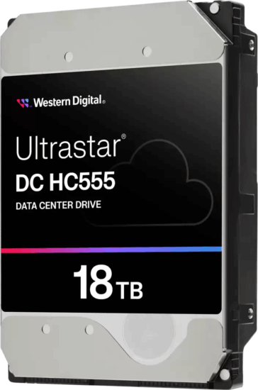 WESTERN DIGITAL 18TB Ultrastar DC HC555 SATA-III 3.5" szerver HDD