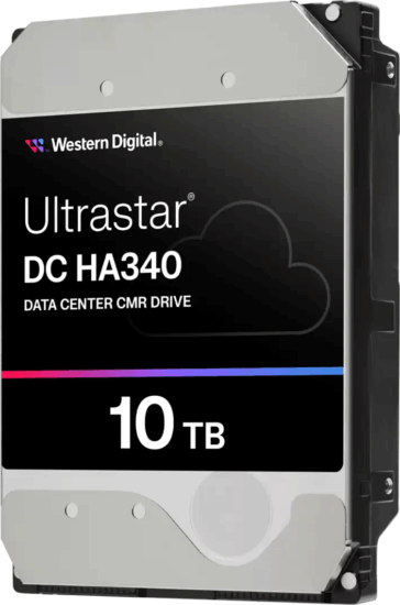 WESTERN DIGITAL 10TB Ultrastar DC HA340 SATA-III 3.5" szerver HDD