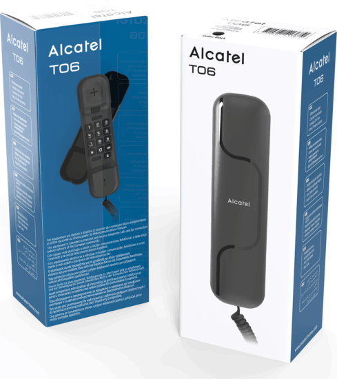 Alcatel T06 Vezetékes Asztali telefon - Fekete