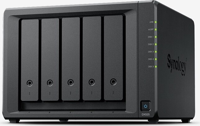 Synology DX525 0/5HDD 5-rekeszes NAS hálózati adattároló