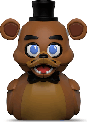 Numskull Tubbz Mini Öt Éjjel Freddy Pizzázójában 'Freddy' Gumikacsa Figura