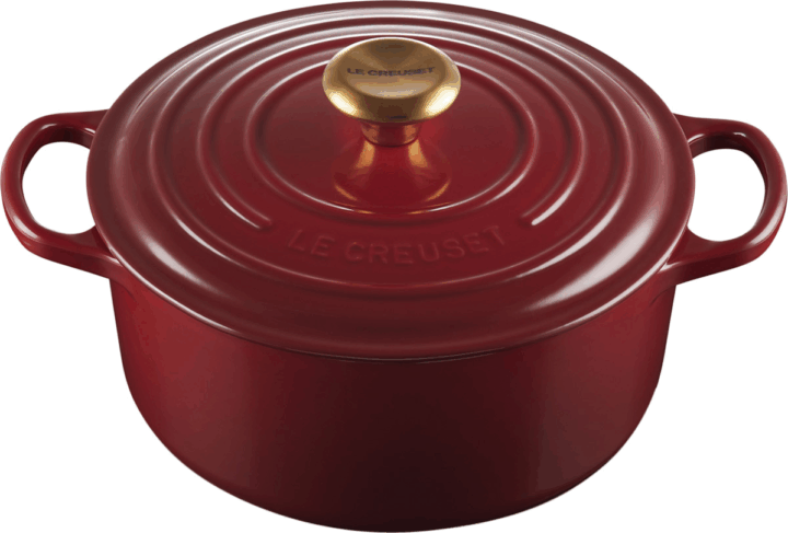 Le Creuset Signature Öntöttvas lábas Ø 22cm 3,3L - Piros