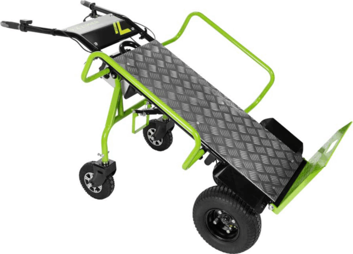 Zipper ZI-ET260 Akkus Elektromos Molnárkocsi 6000mAh 350W max 260kg - Ezüst/Zöld Zipper ZI-ET260 Akkus Elektromos Molnárkocsi 6000mAh 350W max 260kg - Ezüst/Zöld