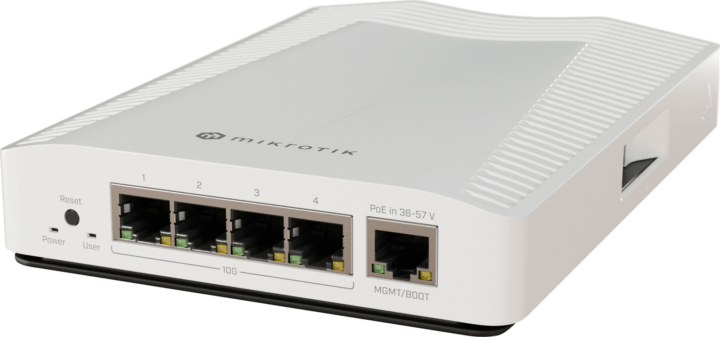 Mikrotik CRS304-4XG-IN 5-port 10 Gigabit Ipari Asztali Switch Mikrotik CRS304-4XG-IN 5-port 10 Gigabit Ipari Asztali Switch