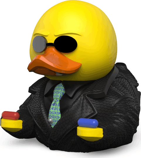 Numskull Tubbz A Matrix "Morpheus" (Első Kiadás) Gumikacsa Figura