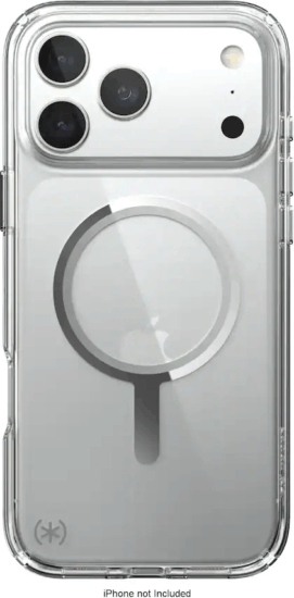 Speck Presidio Perfect Clear MagSafe Apple Iphone 17 Pro telefon Tok - Átlátszó/Ezüst