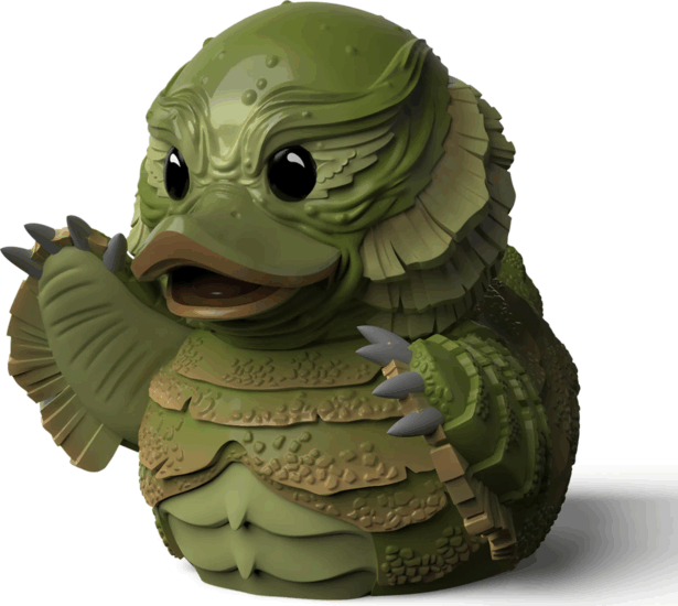 Numskull Tubbz Monsters "A Fekete Lagúna Szörnye" (Első Kiadás) Gumikacsa Figura