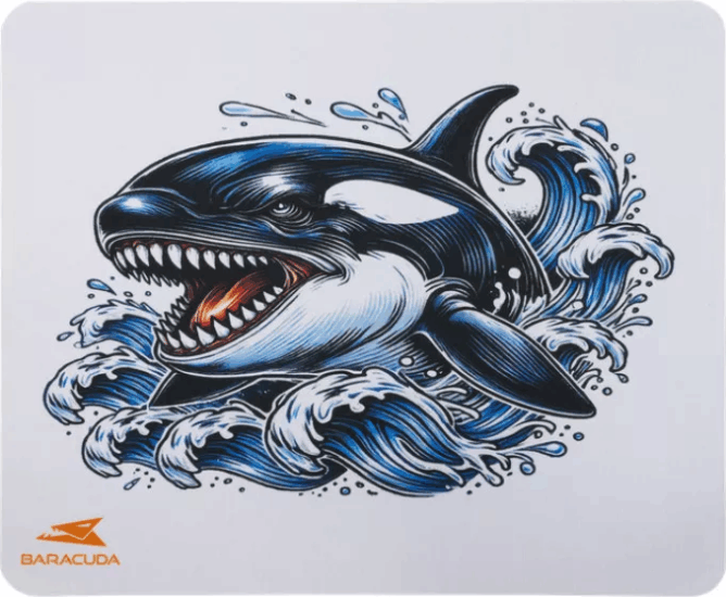 Baracude BGMP-71 Gaming Egérpad 300 x 250mm - Fehér