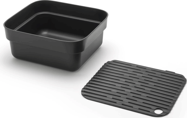 Brabantia 302664 Mosogatótál szárítótálcával - Fekete Brabantia 302664 Mosogatótál szárítótálcával - Fekete