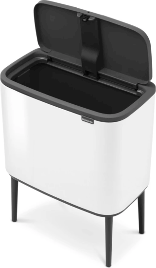 Brabantia 313509 36 literes Nyomófedeles Acél hulladékgyűjtő - Fehér