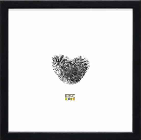 Deknudt S41JL2 30 x 30cm Fa képkeret - Fekete