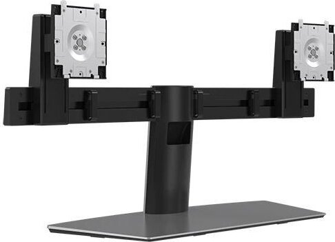 Dell MDS19 19"-27" LCD TV / Monitor asztali tartó állvány - Fekete (2 kijelző)