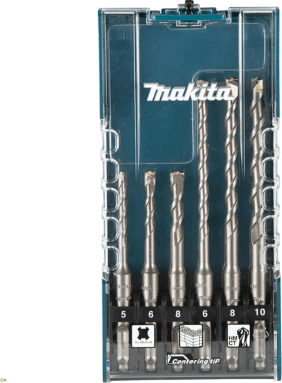 Makita Ø 5 - 10 mm E-15730 SDS-Plus Beton fúrószár készlet (6db/csomag)