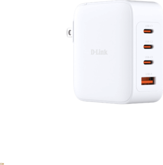 D-link USb-A / 3x USb-C Hálózati Gyorstöltő Adapter 100W - Fehér