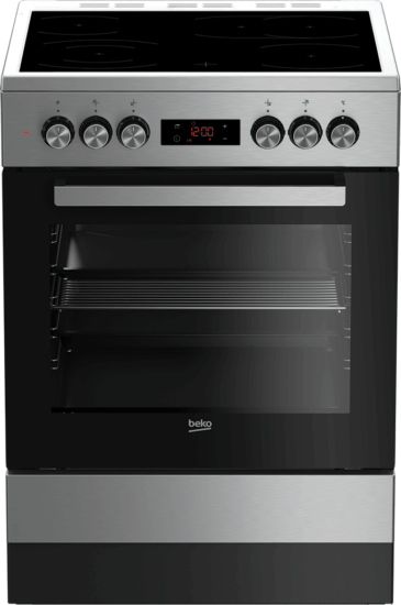 Beko FSM67320GXS 4 zónás Szabadonálló Elektromos Tűzhely - Inox