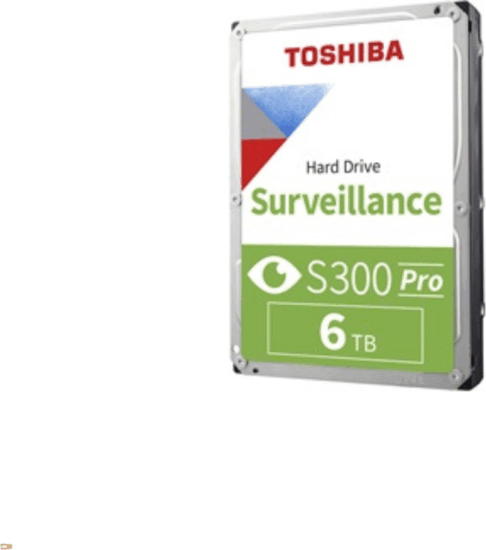 Toshiba S300 PRO Surveillance 6TB SATA3 3,5" HDD Toshiba S300 PRO Surveillance 6TB SATA3 3,5" HDD
