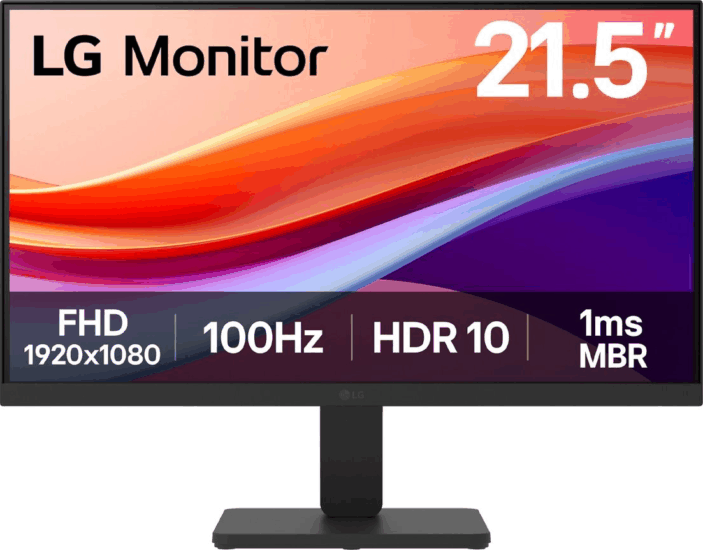 LG 21.5" 22U401A-B 16:9 FullHD VA LED Monitor - Fekete