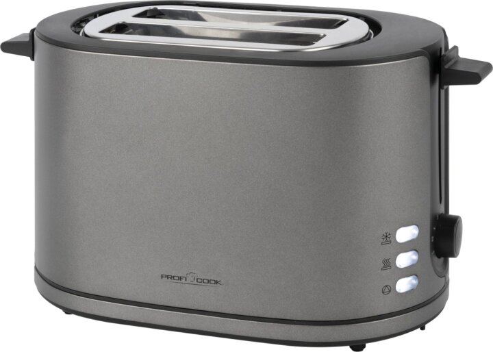 Proficook PC-TA 1291 2 szeletes kenyérpirító 950W - Grafitszürke