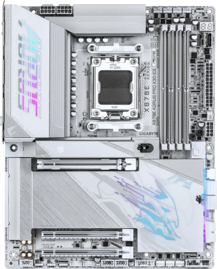 GIGABYTE X870E AORUS PRO X3D ICE DDR5 AMD AM5 ATX Alaplap