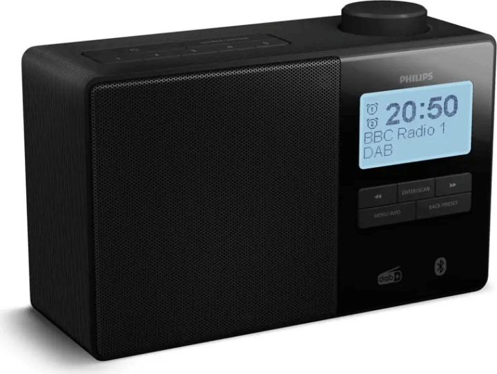 Philips TAR5600/00 Asztali Rádiós ébresztőóra Digitális kijelzővel - Fekete