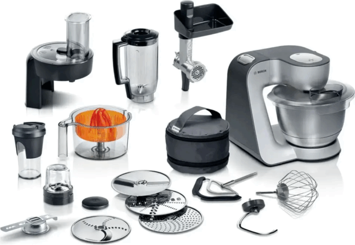 Bosch MUM 59S81DE MUM 5 Series 4 Konyhai robotgép 3,9L 1000 Watt - Ezüst Bosch MUM 59S81DE MUM 5 Series 4 Konyhai robotgép 3,9L 1000 Watt - Ezüst