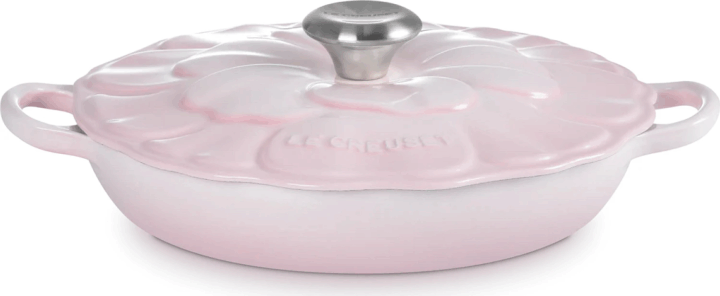 Le Creuset Signature Campagnard Öntöttvas Sütőserpenyő 26cm - Rózsaszín
