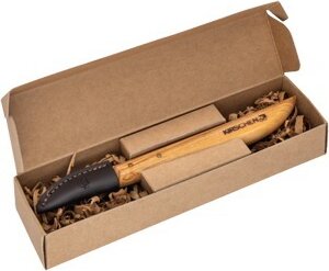 Kirschen 3358001 Átvágásos Faragó kés olívafa nyéllel