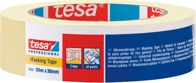 Tesa 04323 Maszkolószalag 50m x 30mm - Bézs