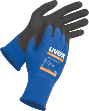 Uvex 6002708 Munkavédelmi kesztyű M/8 - Kék