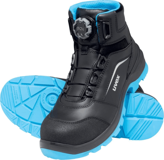 Uvex 95692 BOA S3 Munkavédelmi cipő méret 44 - Fekete
