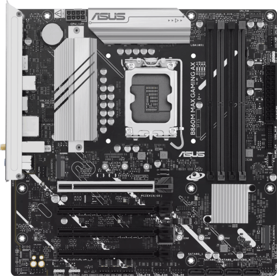 ASUS B860M MAX GAMING AX DDR5 INTEL S1851 mATX Alaplap