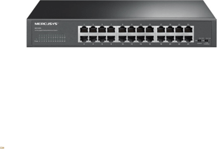 Mercusys MS124GS Fémházas 24-port Rack / Asztali Switch Mercusys MS124GS Fémházas 24-port Rack / Asztali Switch