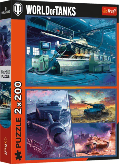 Trefl 13346 Páncélos küldetés World of Tanks 2x200 darabos puzzle
