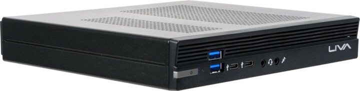 ECS LIVA ONE H610 65W Barebone Mini PC - Fekete