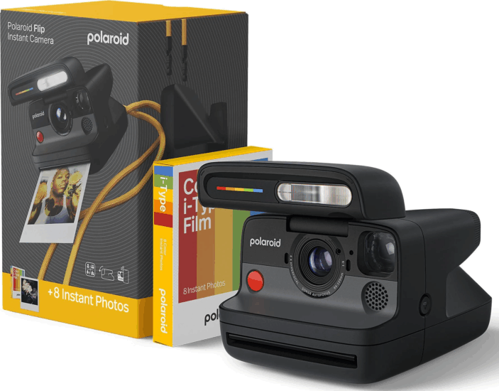 Polaroid Flip Bund Instant Fényképezőgép - Fekete Polaroid Flip Bund Instant Fényképezőgép - Fekete