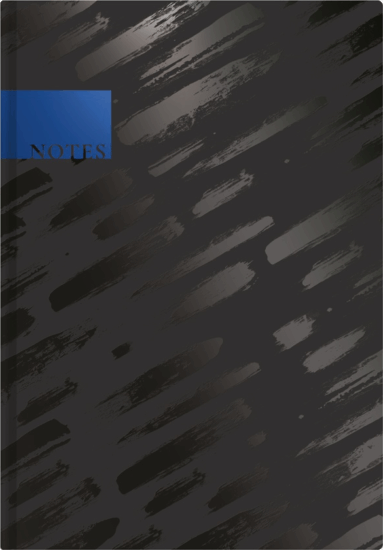 Kalendart C167N Black Diagonal A5 192 lapos Élfestett vonalas jegyzetfüzet - Fekete Kalendart C167N Black Diagonal A5 192 lapos Élfestett vonalas jegyzetfüzet - Fekete