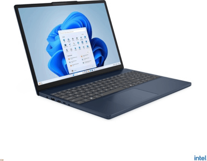 Lenovo IdeaPad Slim 3 15IRH10 Laptop Kék (15.1" / Intel Core i5-13420H / 24GB / 512GB SSD / NoOS)