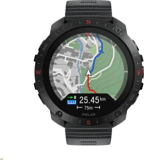 Polar Grit X2 Pro Férfi Okosóra 48,6mm S/L Sport szíjjal - Fekete