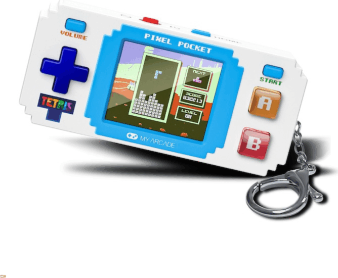 dreamGear My Arcade Pixel Pocket Tetris Hordozható Játékkonzol dreamGear My Arcade Pixel Pocket Tetris Hordozható Játékkonzol