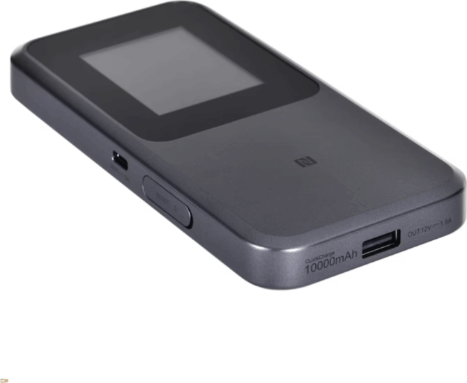 ZTE MU5120 Hordozható 5G WiFi6 Router 10000mAh Router - Fekete