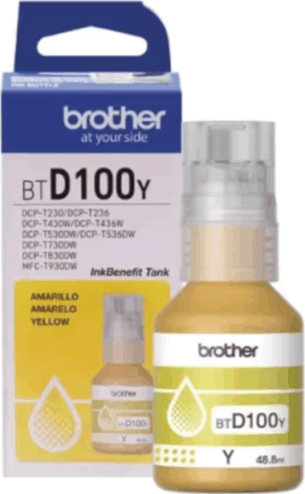Brother BTD100Y Eredeti Tintapatron - Sárga