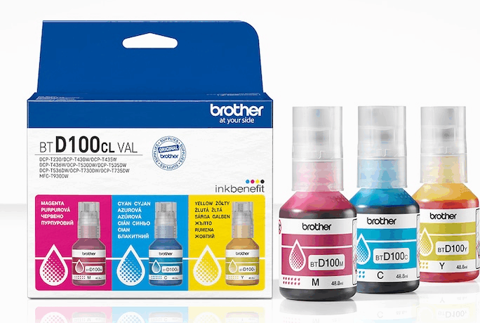Brother BTD100CLVAL Eredeti Tintapatron Készlet - Többszínű